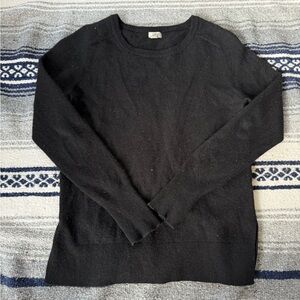 Black Womens Halogen Cashmere Sweater Size medium